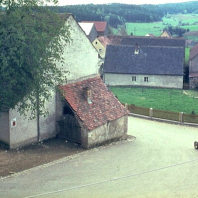 Dorfplatz in Gleiritsch 1965